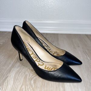 Sam Edelman Women's Jordyn Pointed Toe Pumps Black-Size 8